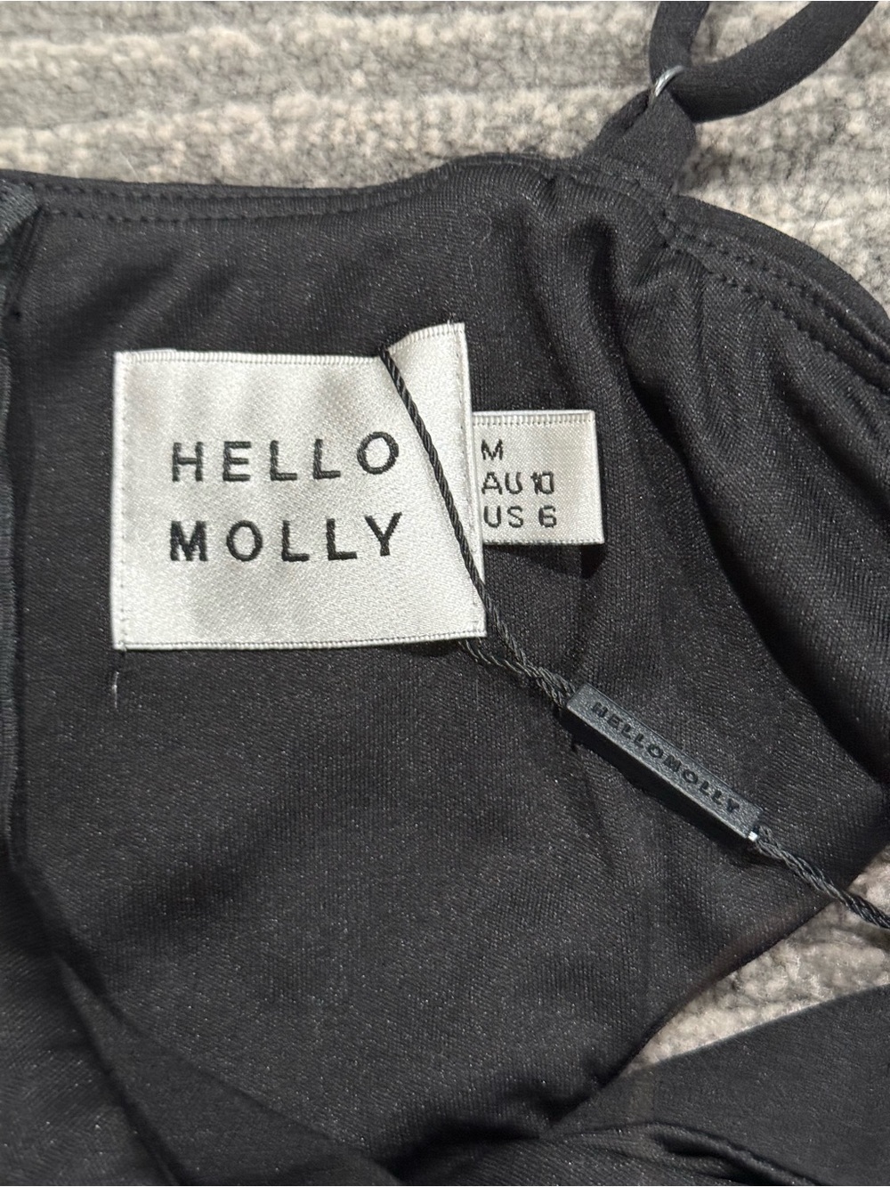 Hello Molly Black Cutout Midi Slip Dress - Picture 2 of 3